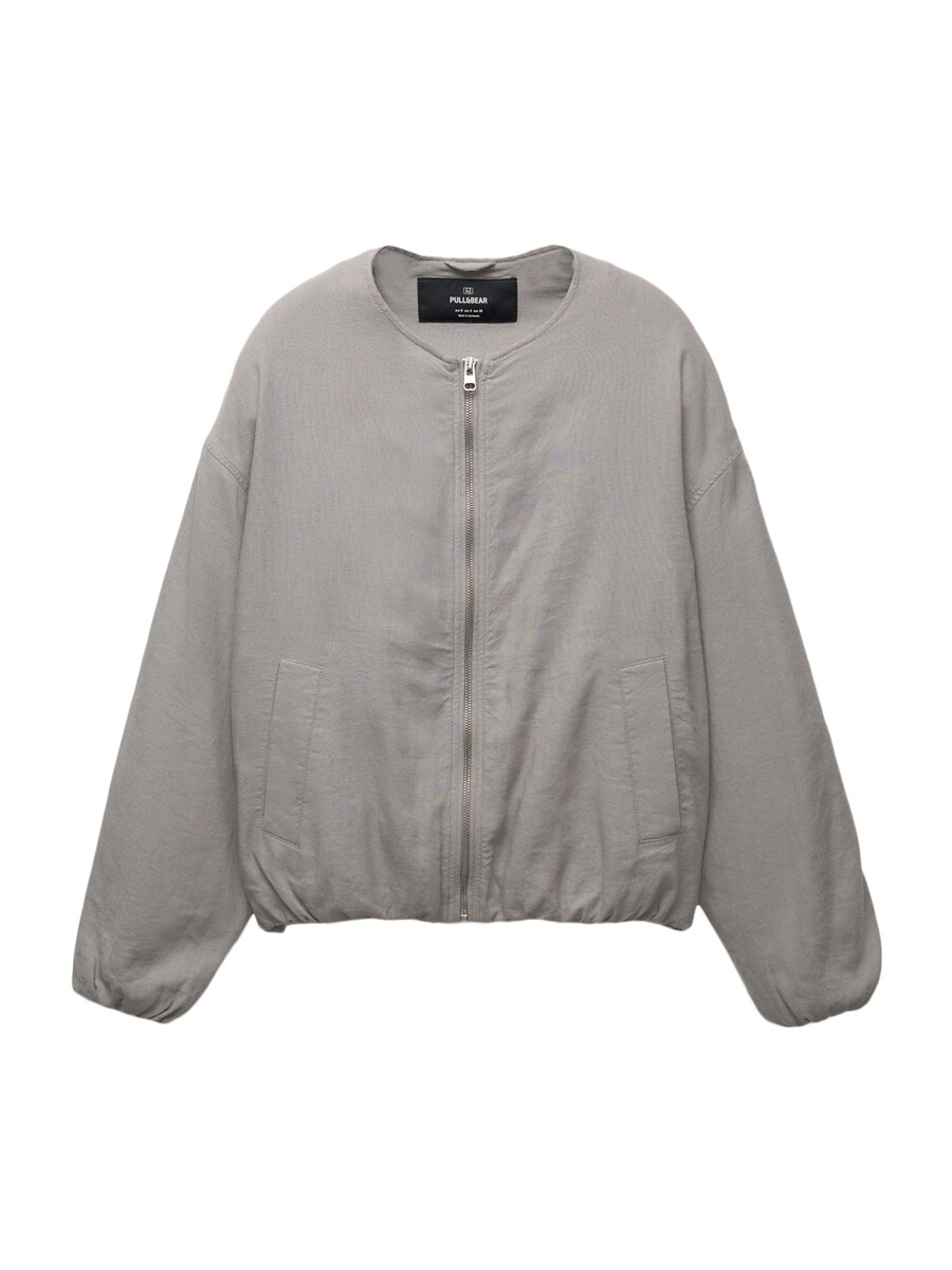 

Куртка межсезонная Pull&Bear, серый