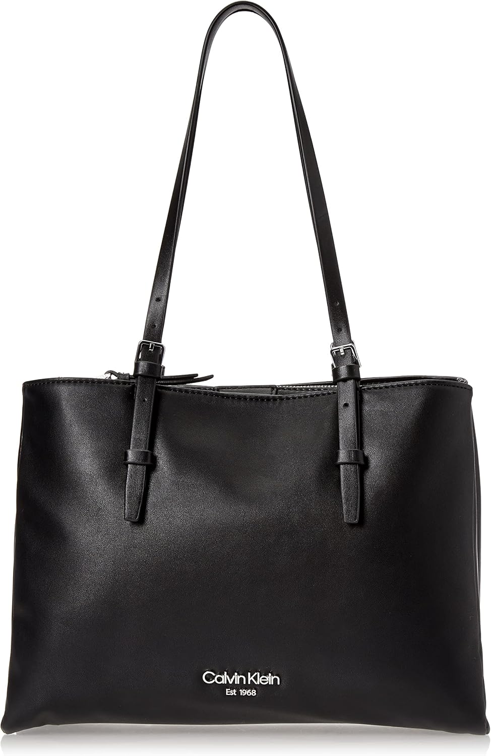 

Женская сумка-тоут Calvin Klein Penny с тремя отделениями, Black/Silver, Черный, Женская сумка-тоут Calvin Klein Penny с тремя отделениями, Black/Silver