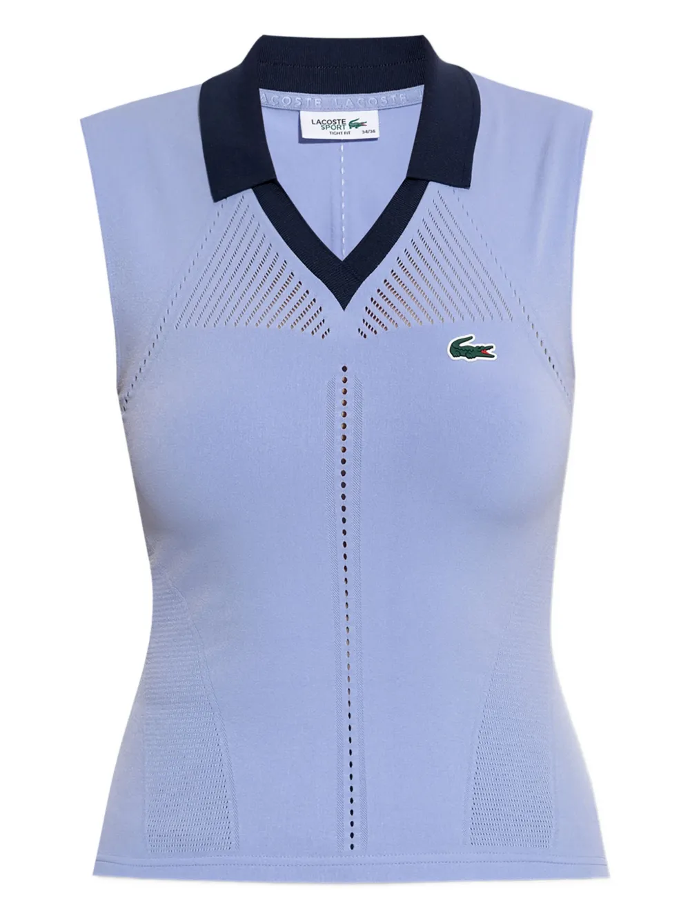 

Трикотажная рубашка без рукавов Lacoste, синий
