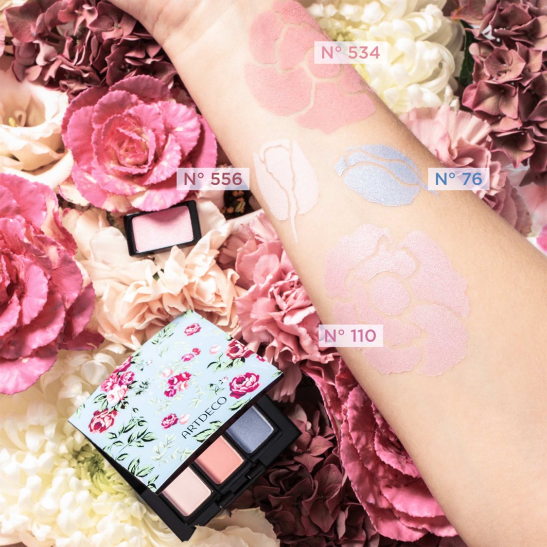 Тени для век feel this bloom obsession pearl Artdeco, nr. 110 - pearly timeless rose, вес 0.8 гр. — фото 2