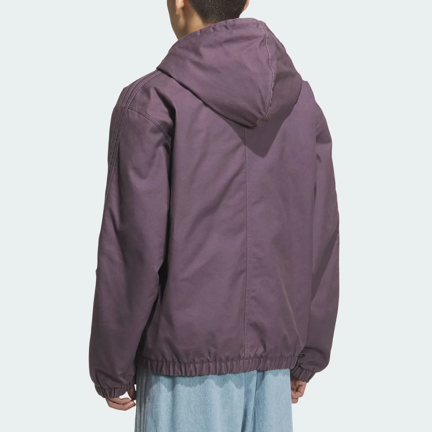 Adidas Originals Пуховик унисекс, Smoky Purple/White — фото 3