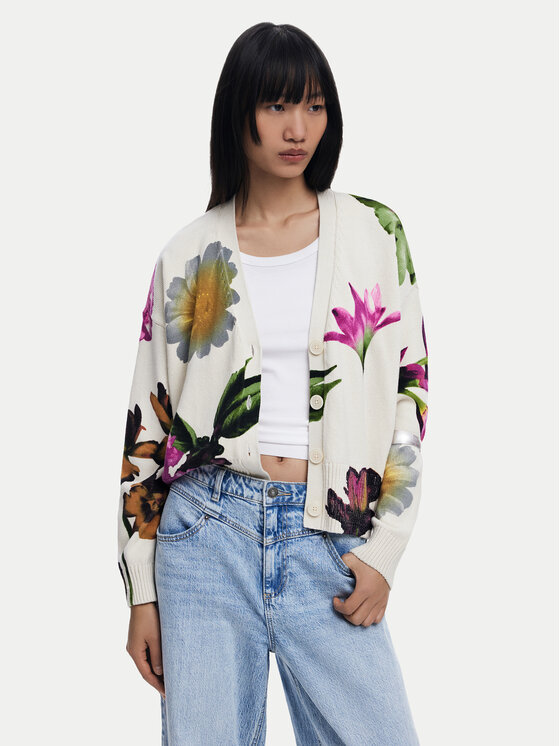 

Кардиган свободного кроя Vania 25SWJF34 Desigual, бежевый