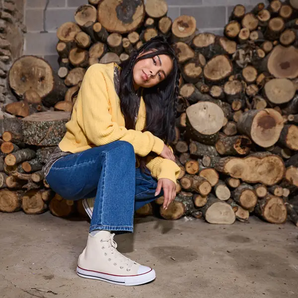 Высокие кроссовки Converse Chuck Taylor All Star, цвет Natural Ivory — фото 3