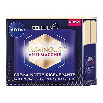 

Nivea Cellular Luminous630 Anti-Spot Regenerating Night Cream 50 мл с гиалуроновой кислотой и Luminous630 для ровной кожи