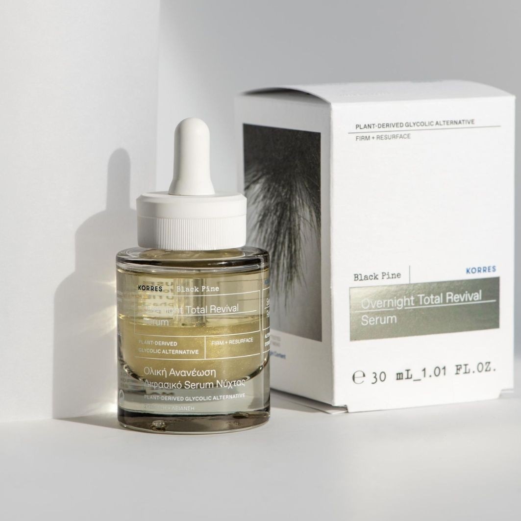 Сыворотка Korres — Для лица black pine belebendes nachtserum , объем, 30 мл — фото 4