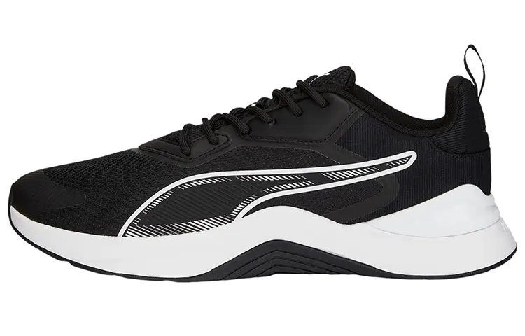 Кроссовки Infusion для бега мужские с низким верхом, черные/белые Puma
