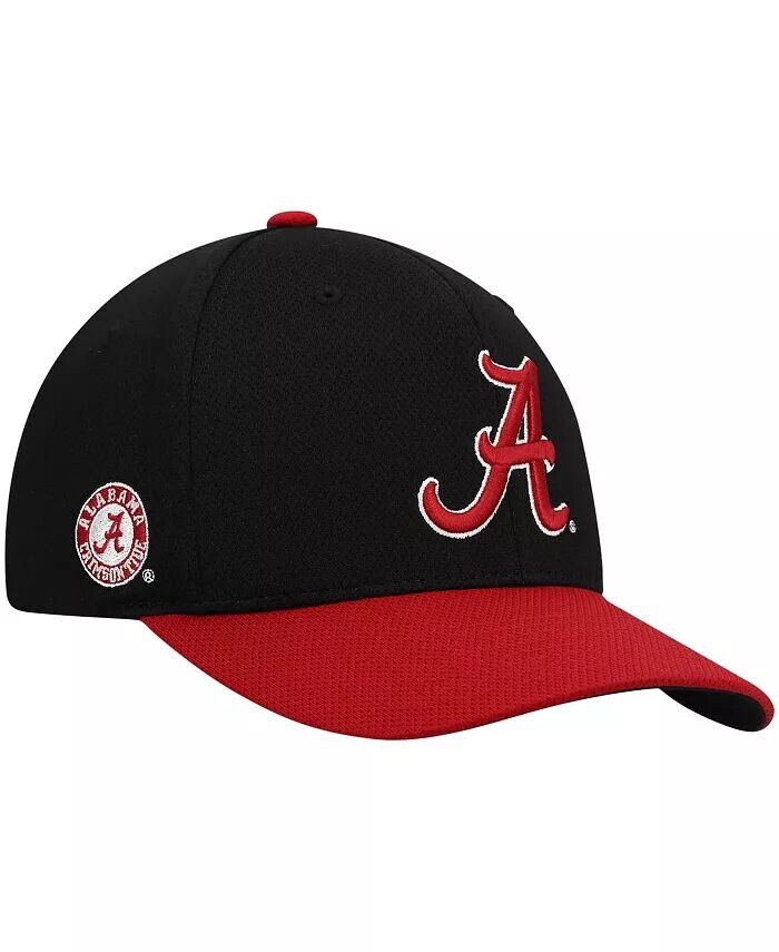 

Мужская черная, малиновая кепка Alabama Crimson Tide двухцветная кепка Reflex Hybrid Tech Flex Top Of The World