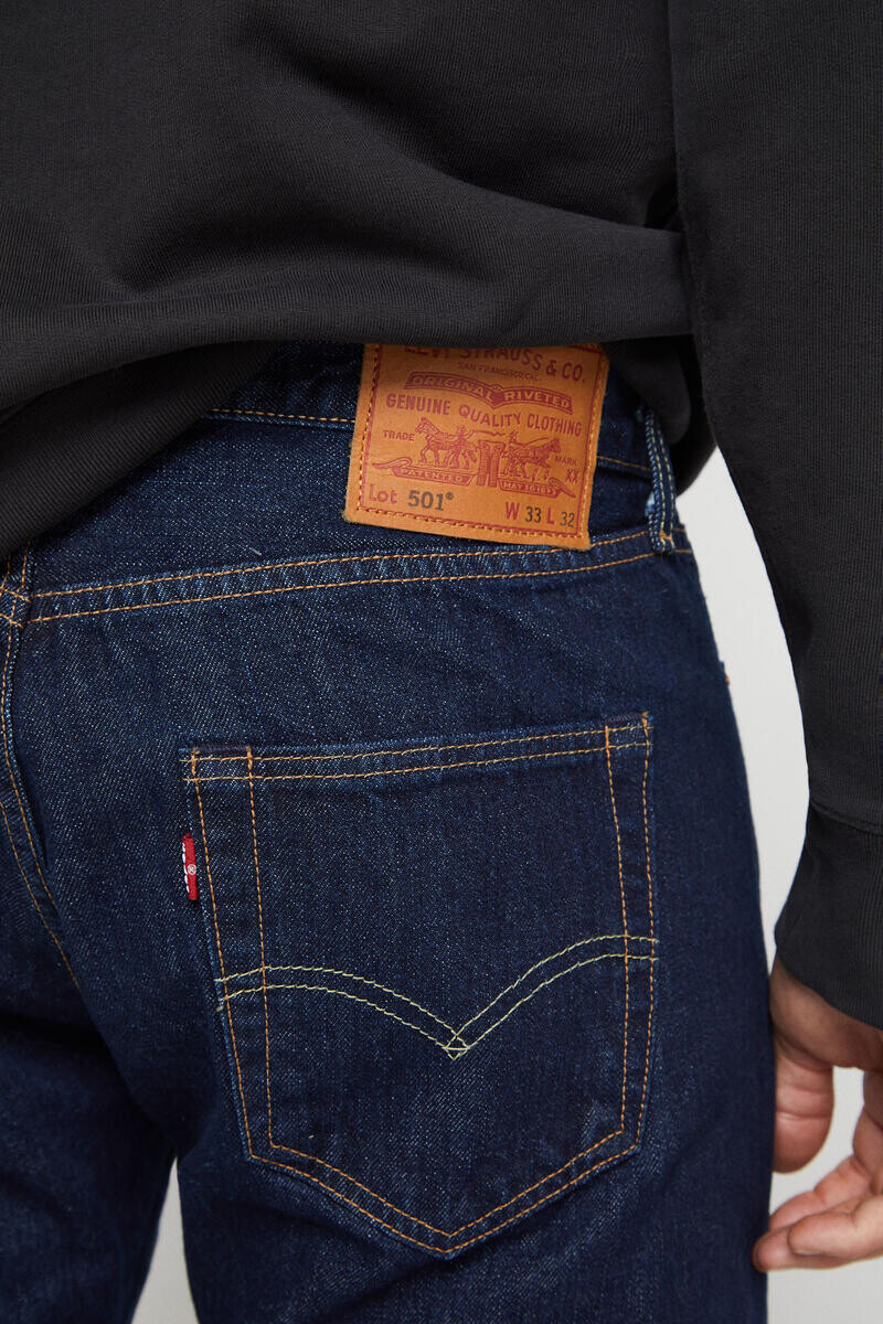 Джинсы Levi’s 501 обычного кроя Levi's, темно-синий — фото 2