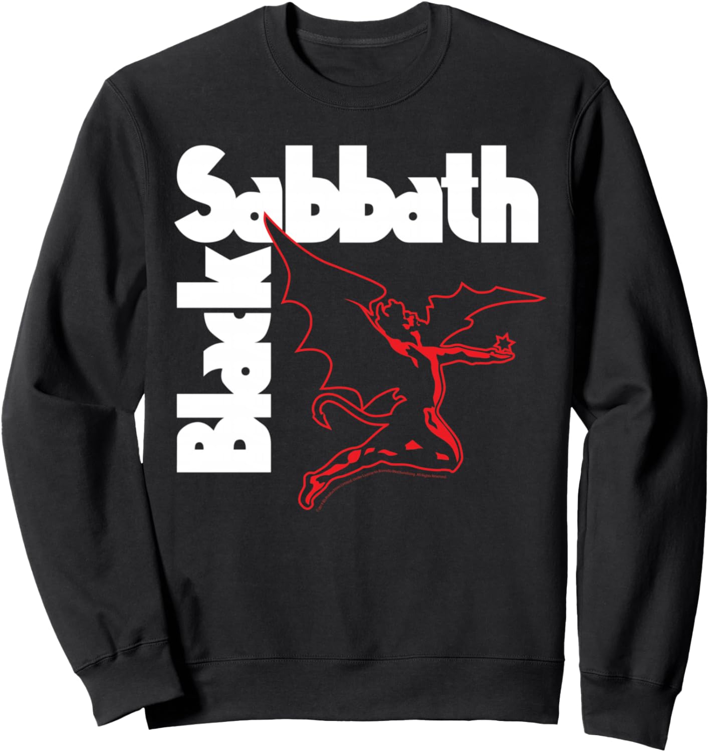 

Официальная толстовка Black Sabbath Creature, черная, Черный, Официальная толстовка Black Sabbath Creature, черная