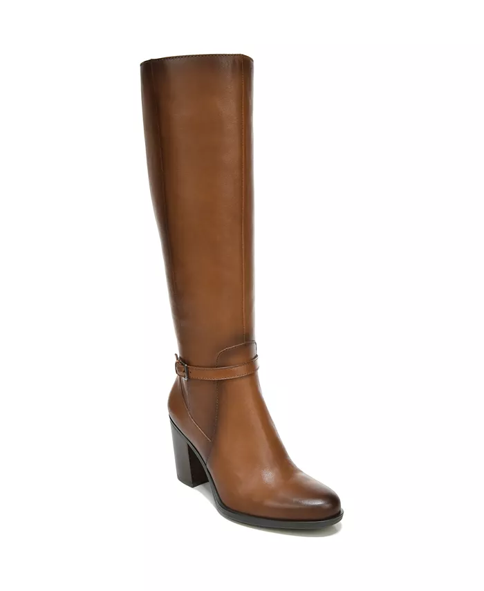 Ботинки высокие до колена Kalina Wide Calf Naturalizer, коричневый