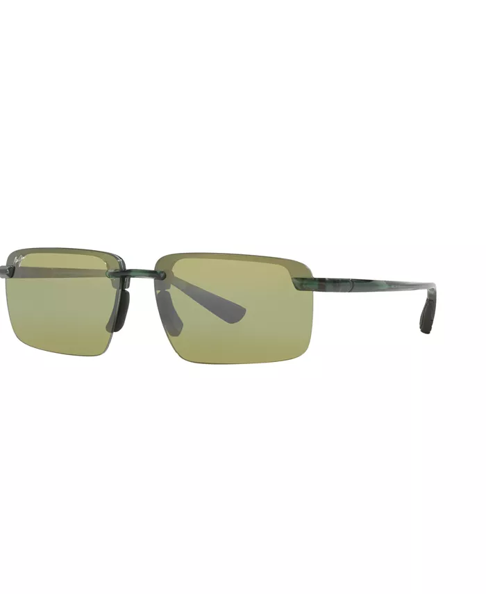 

Унисекс поляризованные солнцезащитные очки Laulima, модель MJ000749 Maui Jim, зеленый