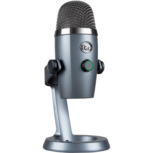

USB-конденсаторный микрофон Blue Yeti Nano с несколькими узорами (Shadow Gray)