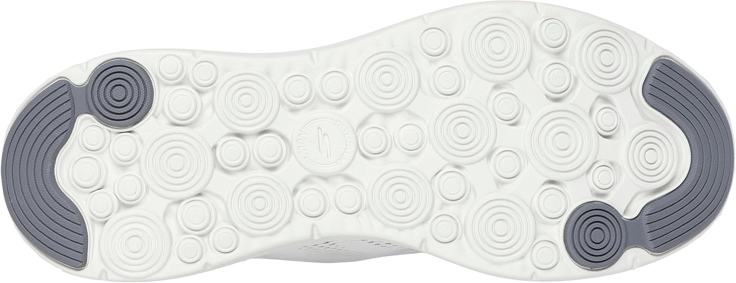 Мужские кроссовки Skechers Go Walk Now - Payton, без застежек, белый/серый — фото 4