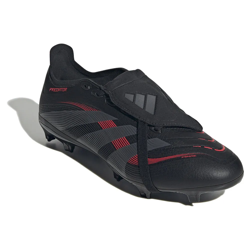 Футбольные бутсы adidas Predator League Fold Over Tongue FG/MG, черный — фото 3