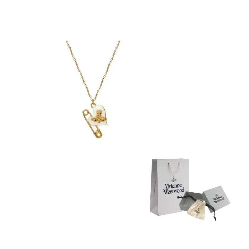 

Серебряное позолоченное ожерелье Alloy/Silver Plated/Gold Plated Vivienne Westwood, золотой