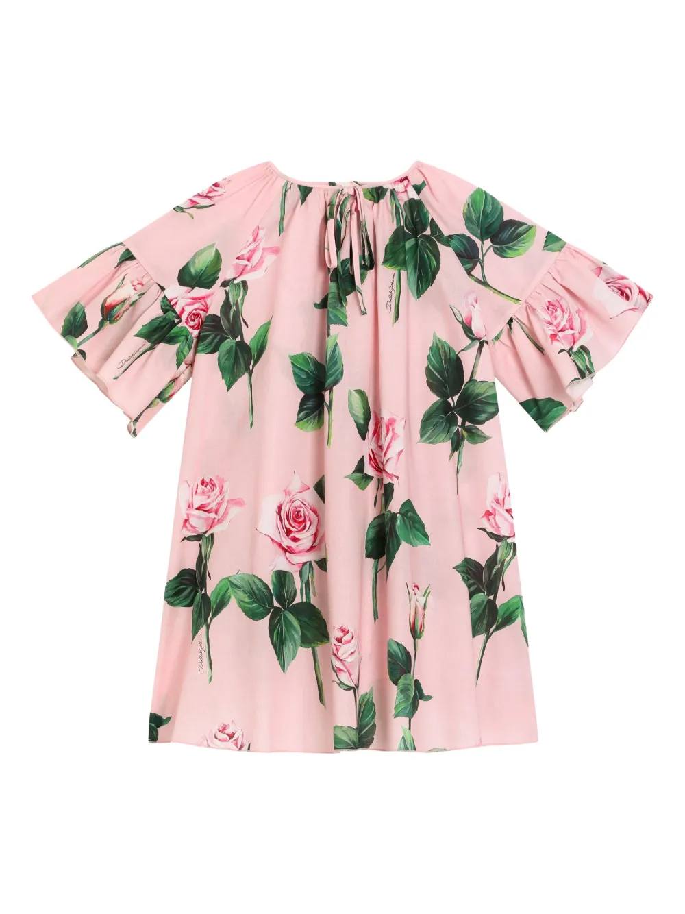 

Платье с принтом Dolce & Gabbana Kids, розовый