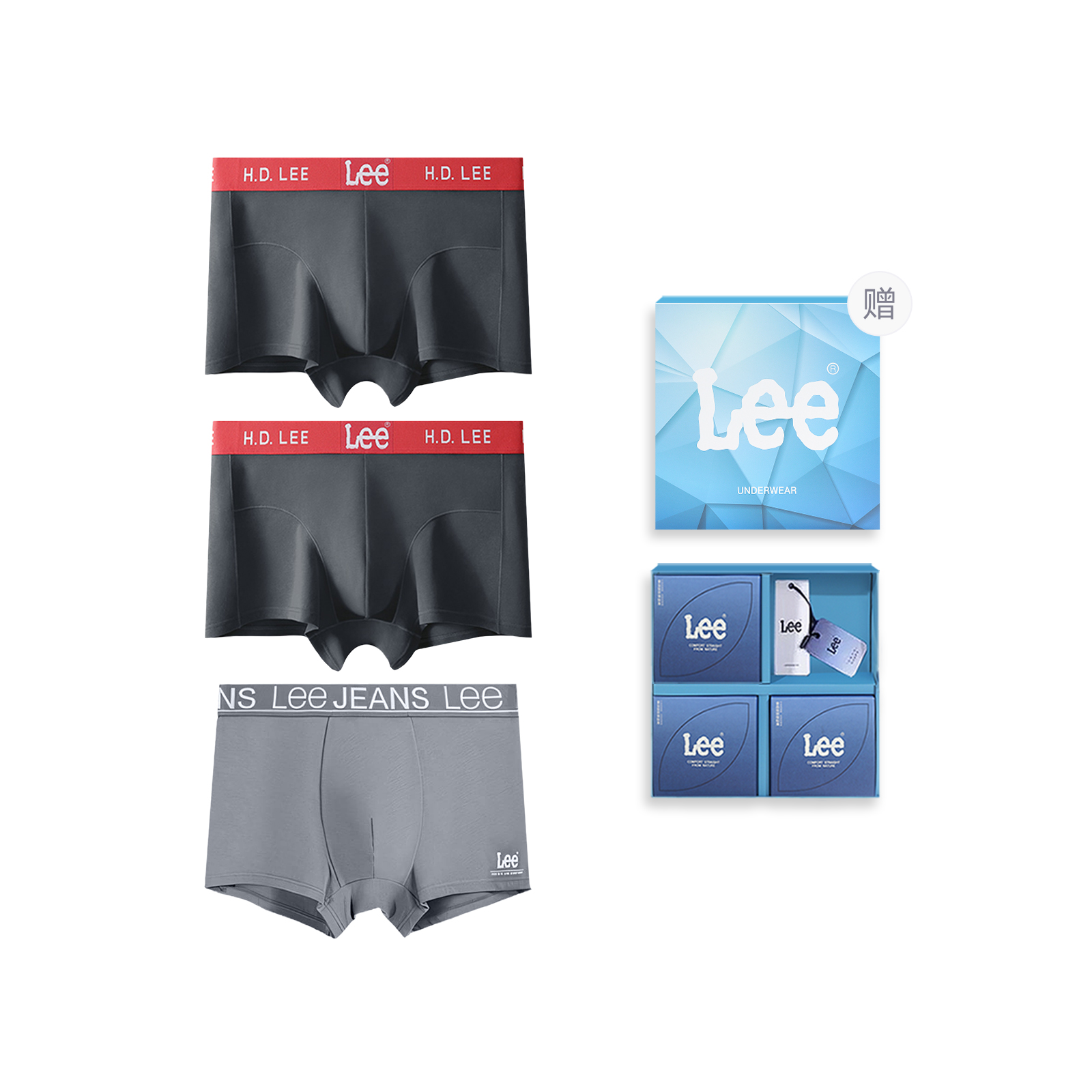 

Lee Sunset 5.0 подарочный набор мужского белья 3 шт