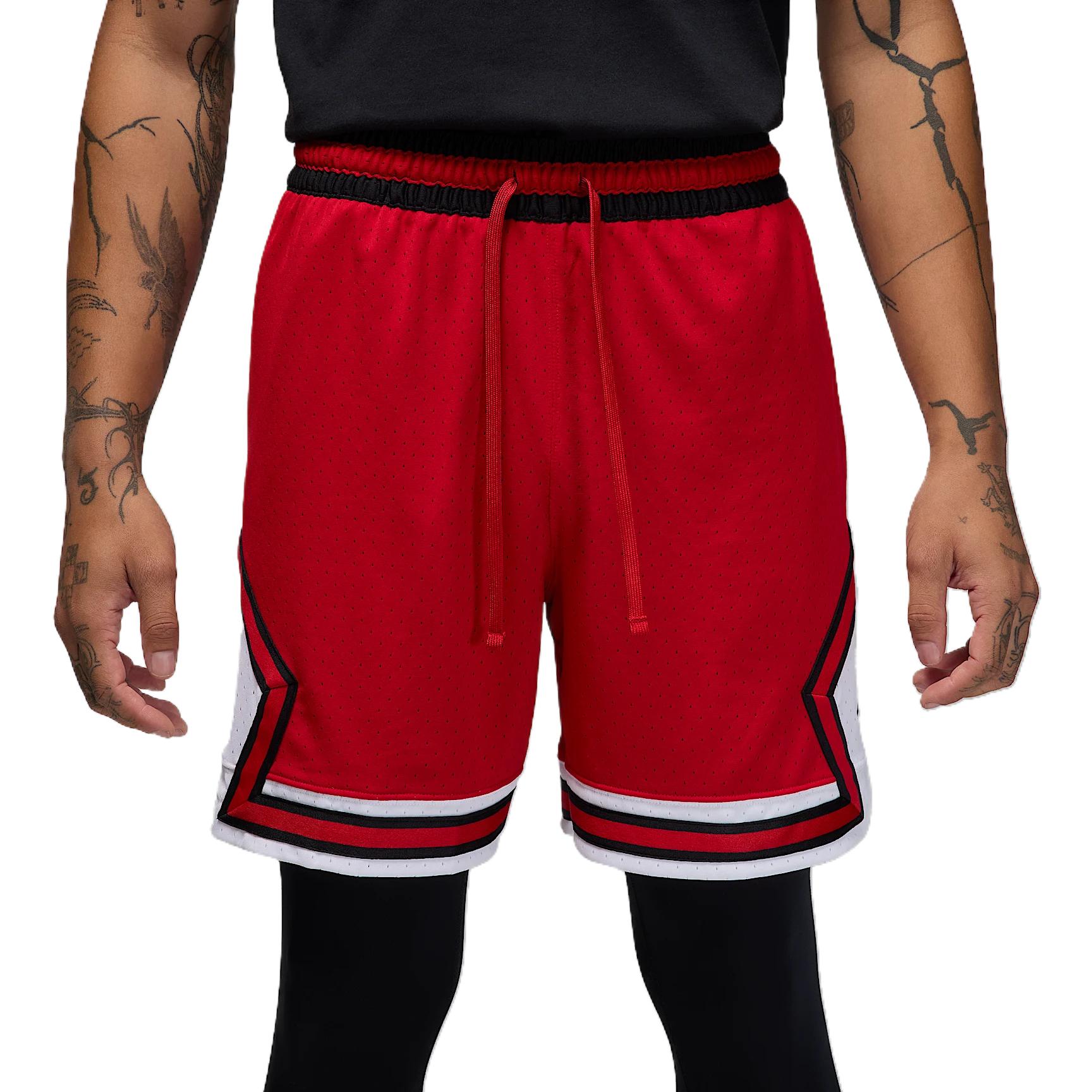 Спортивные мужские шорты Dri FIT Mesh Diamond Jordan, черный — фото 3