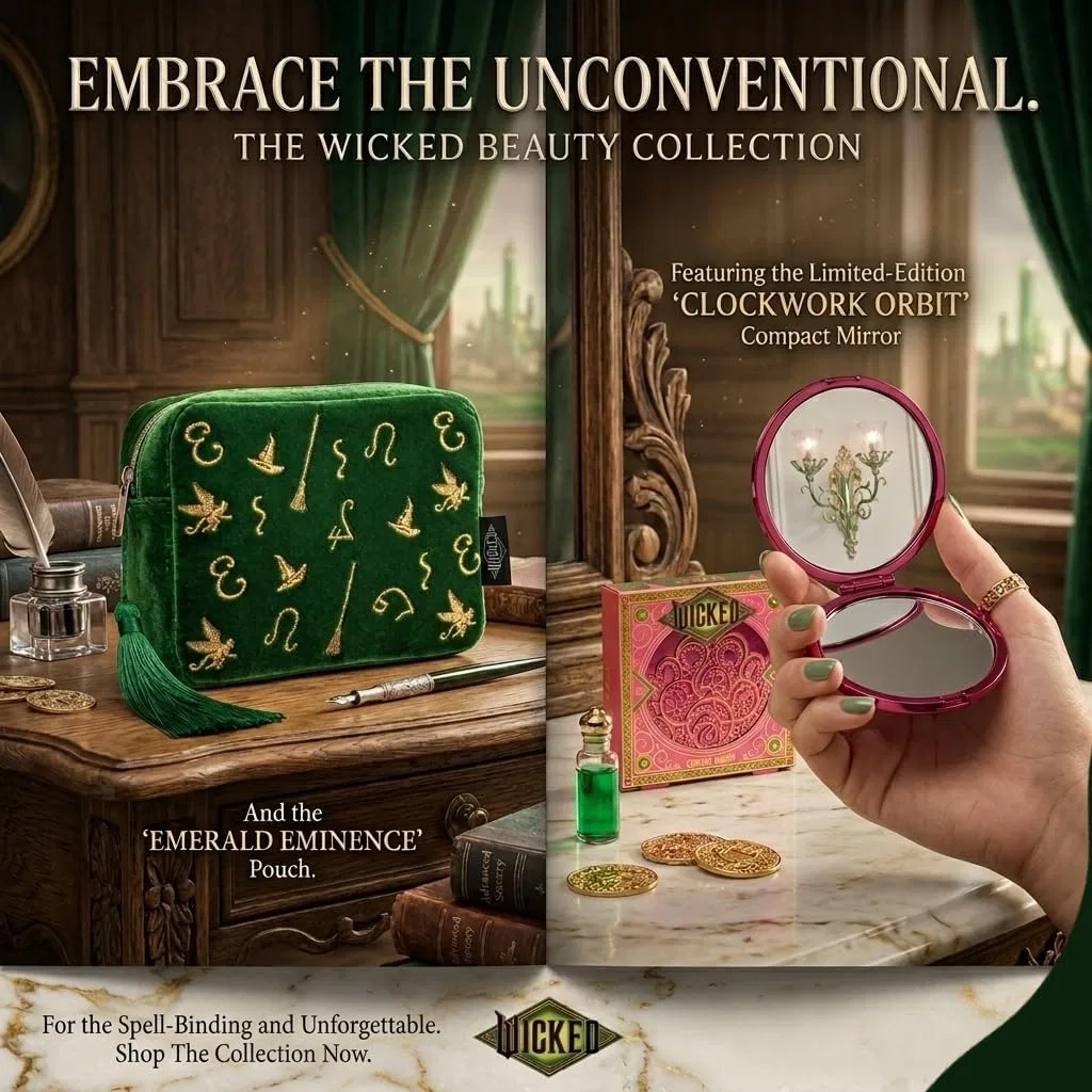 Набор «Official Wicked Gift Collection» (косметичка и зеркало) Corsair Toiletries — фото 4
