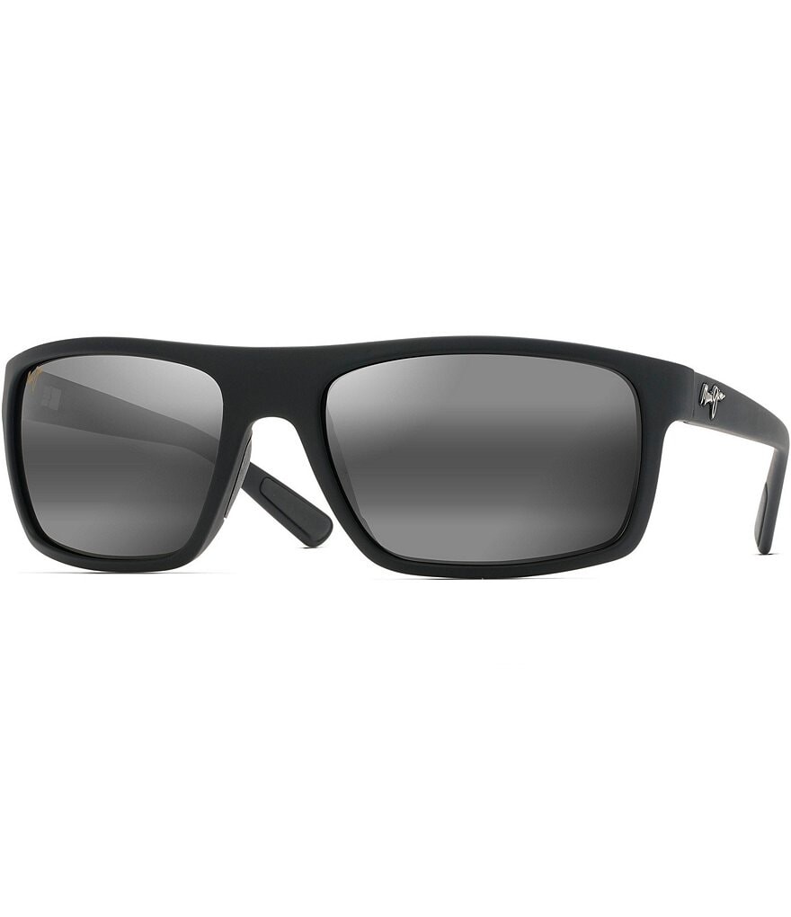 

Зеркальные солнцезащитные очки Maui Jim Byron Bay с запахом PolarizedPlus2, 62 мм, черный