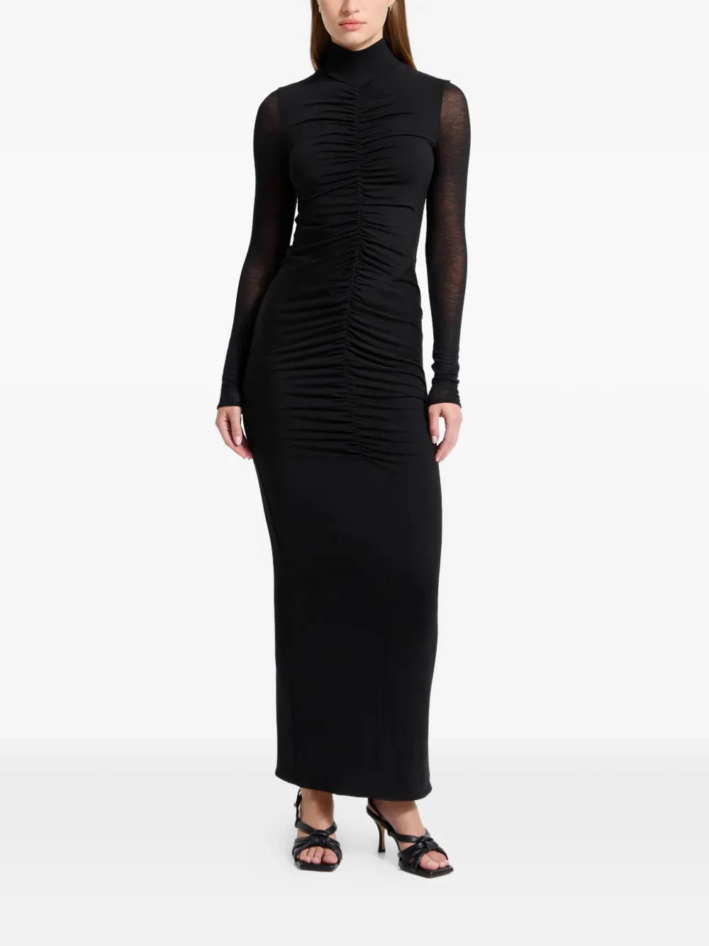 

Платье мини Athena с длинными рукавами Marcella, черный