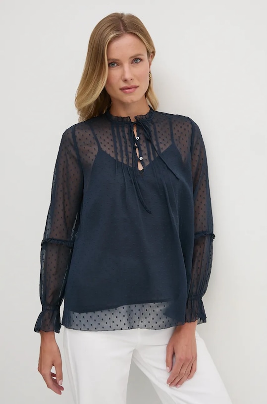 

Блузка ODETTE Pepe Jeans, темно-синий