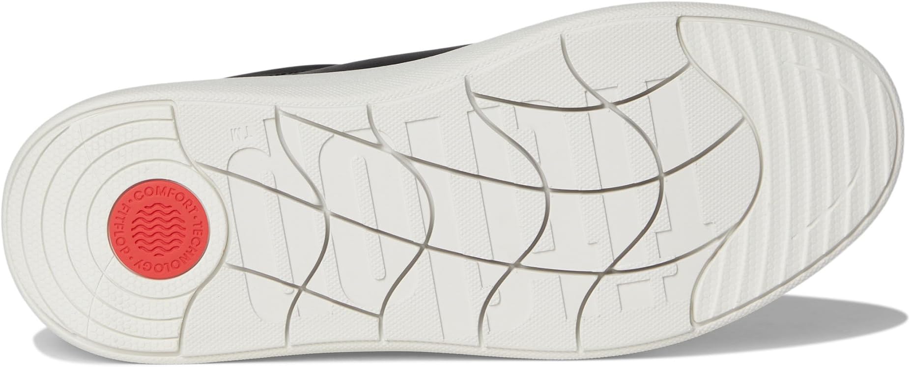 Кроссовки FitFlop Rtg Leather Laceless Sneakers, черный — фото 3