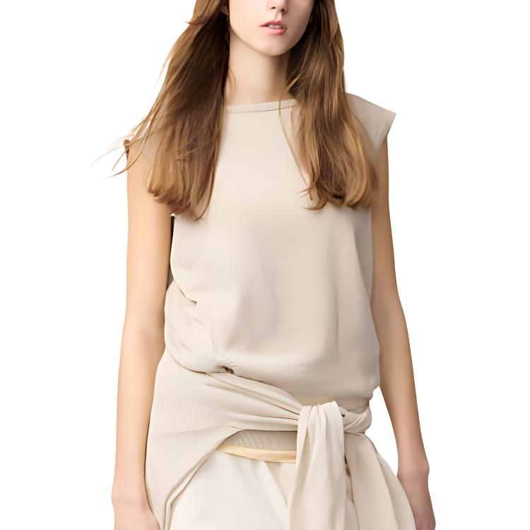 

U Collection SS25 свитер женский beige UNIQLO, бежевый