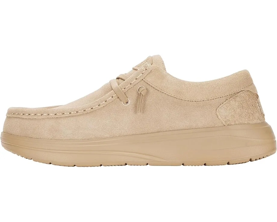 Лоферы Hey Dude Wally COMF Suede, Tan — фото 4