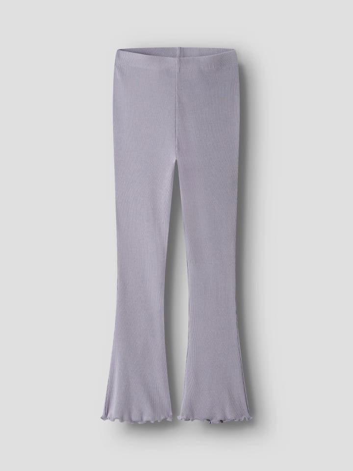 Name it Леггинсы NKFNAKAL BOOTCUT LEGGING лавандово-серого цвета — фото 3