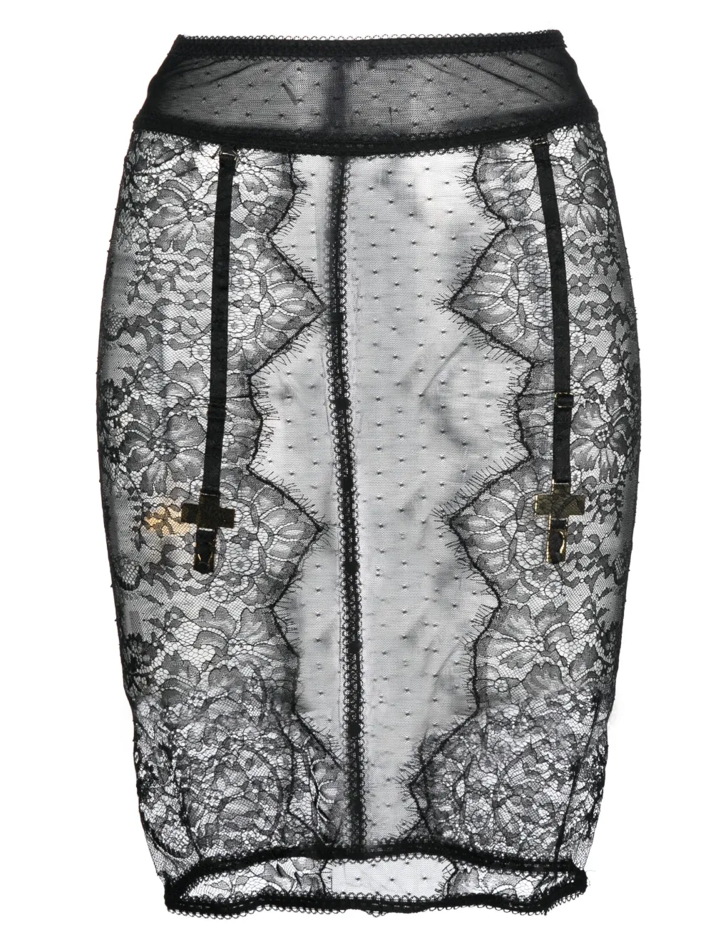 

Кружевная юбка Inspiration Divine Maison Close, черный