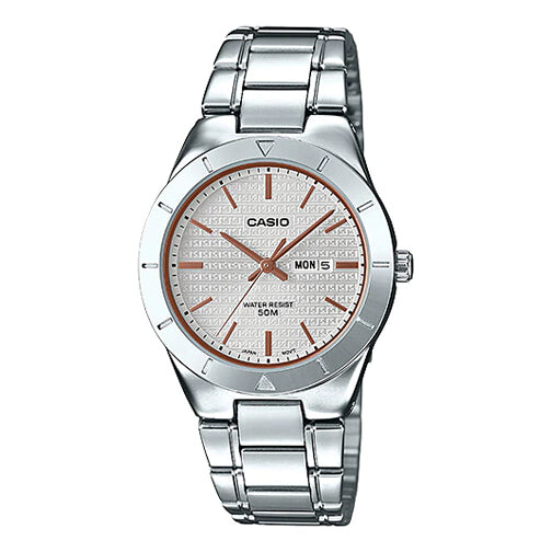 

Часы CASIO Analogue Series Waterproof Quartz Silver/White, цвет silver