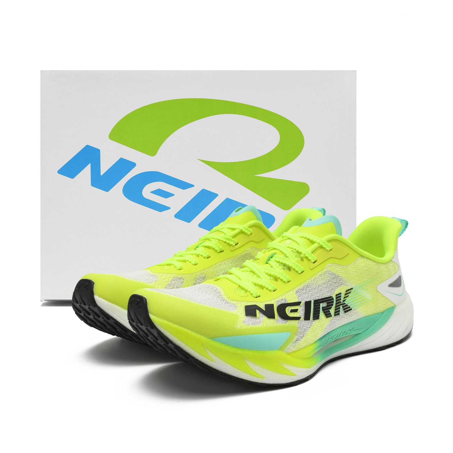 

Низкие кроссовки unisex для бега с полноразмерной карбоновой пластиной из настоящего углеродного волокна supercritical NEIERKE, Willow Bank Sunny Sky Box