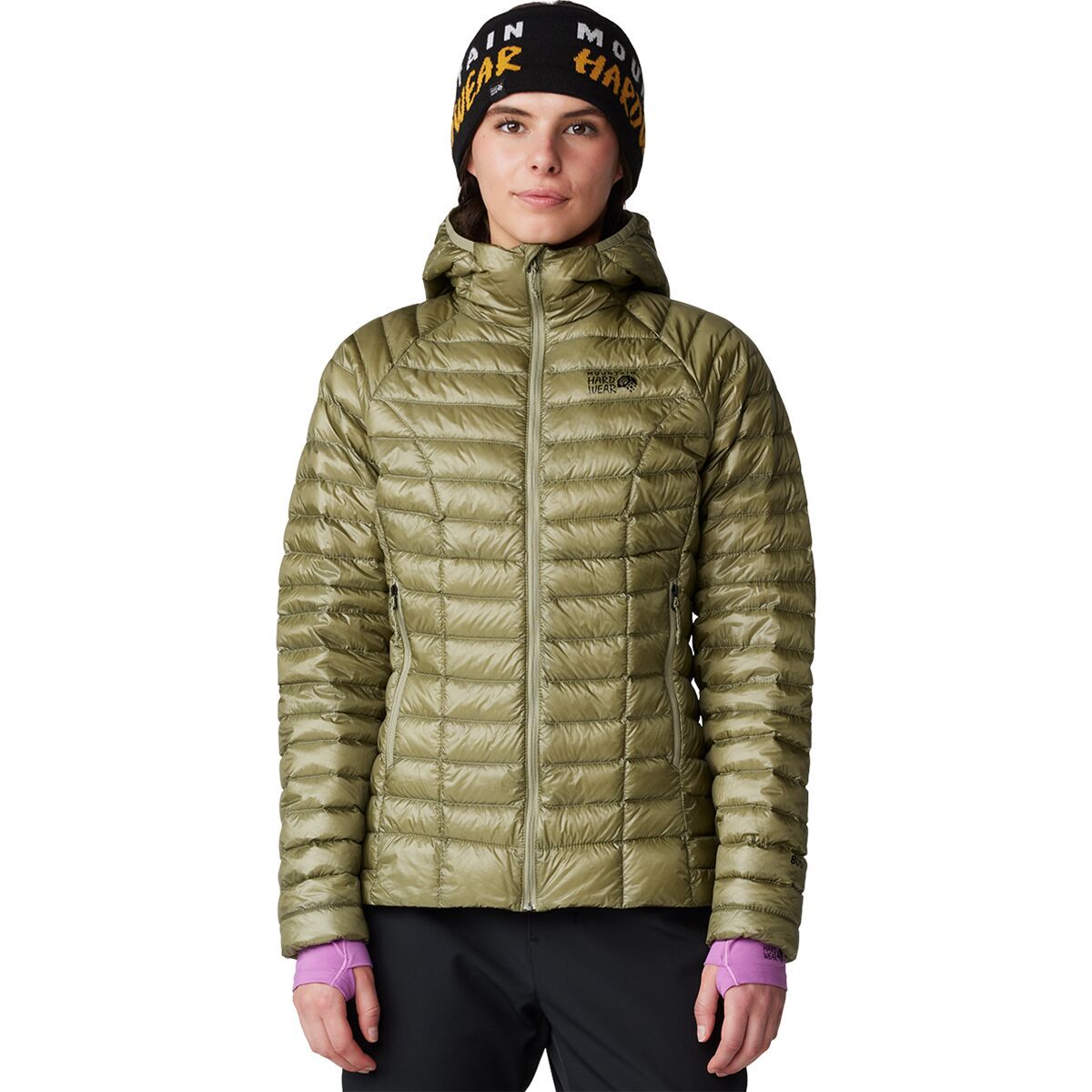 

Призрачный шепот худи пуховая куртка Mountain Hardwear, зеленый