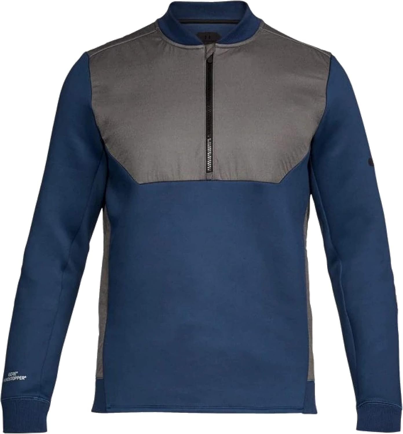 

Under Armour мужская флисовая куртка UA Unstoppable Gore Windstopper 1⁄2 Zip Blue, Blue/ True Gray Heather/ Reflective