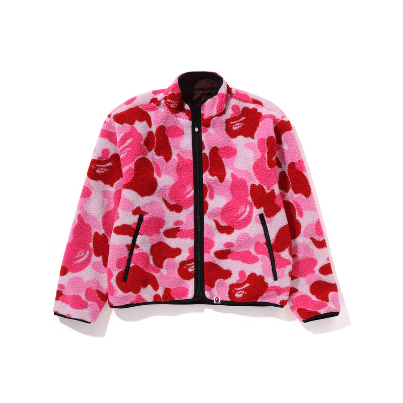 

A BATHING APE Синяя двусторонняя куртка Bape Abc Camo Boa Ripstop, Pink PKX