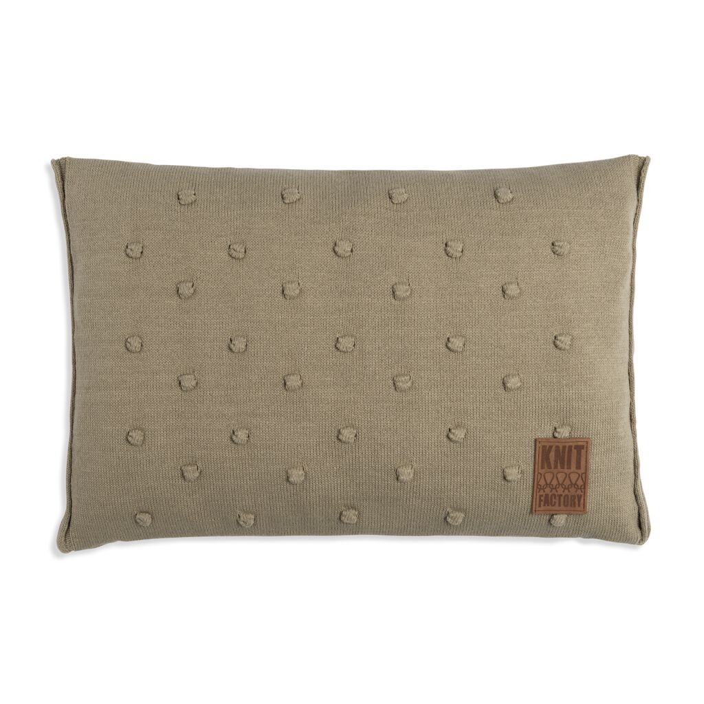 

Подушка Knit Factory Noa - Оливковый - 60x40 см