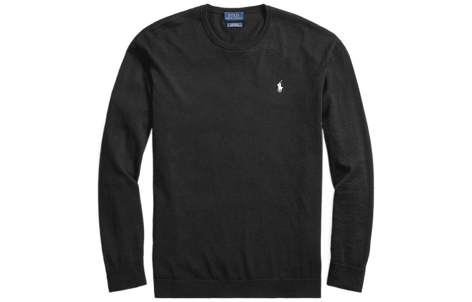 Polo Ralph Lauren Вязаный свитер FW22 женский черный — фото 3