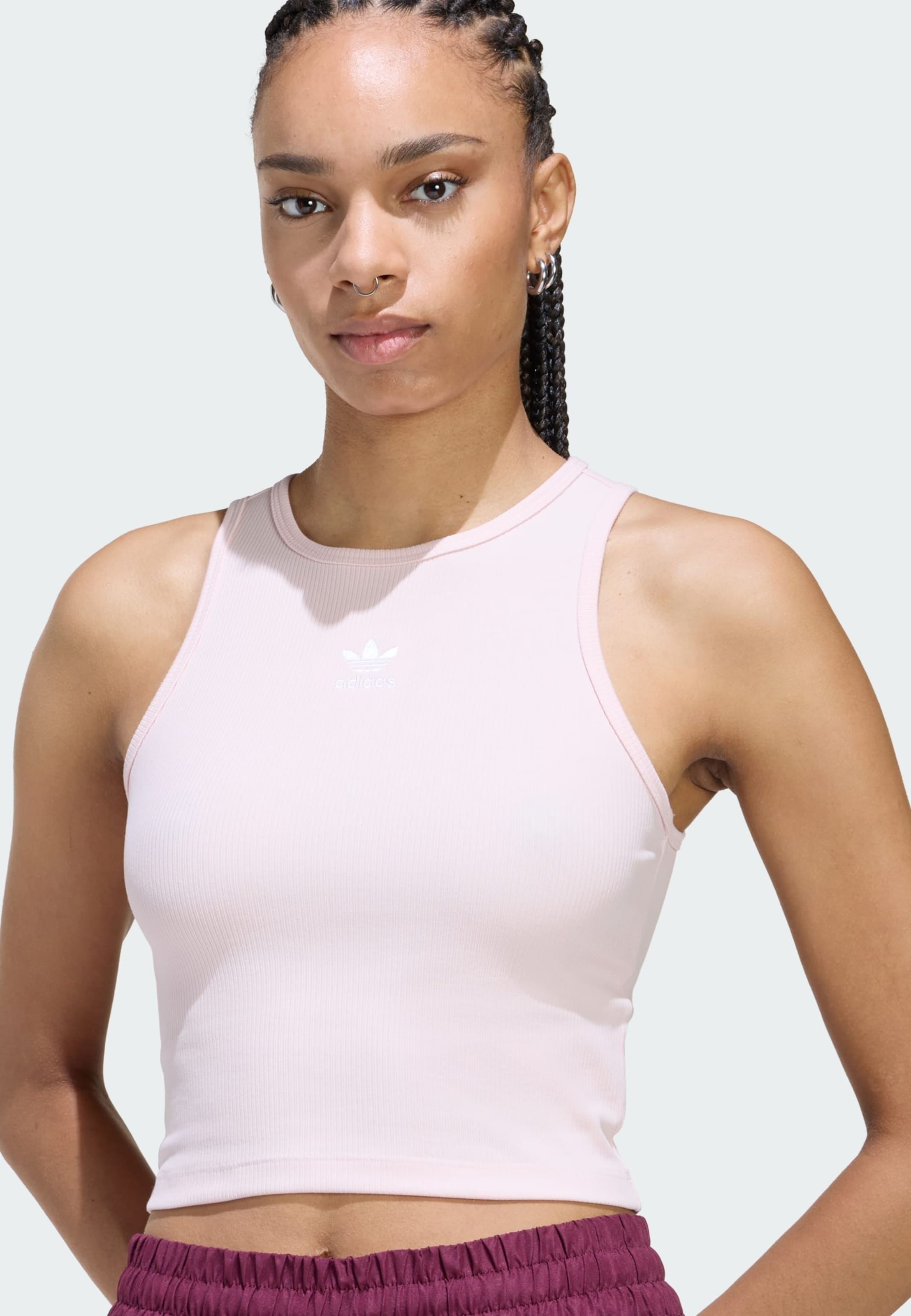 Adidas Originals Топ 'Essentials' в цвете Rose — фото 3