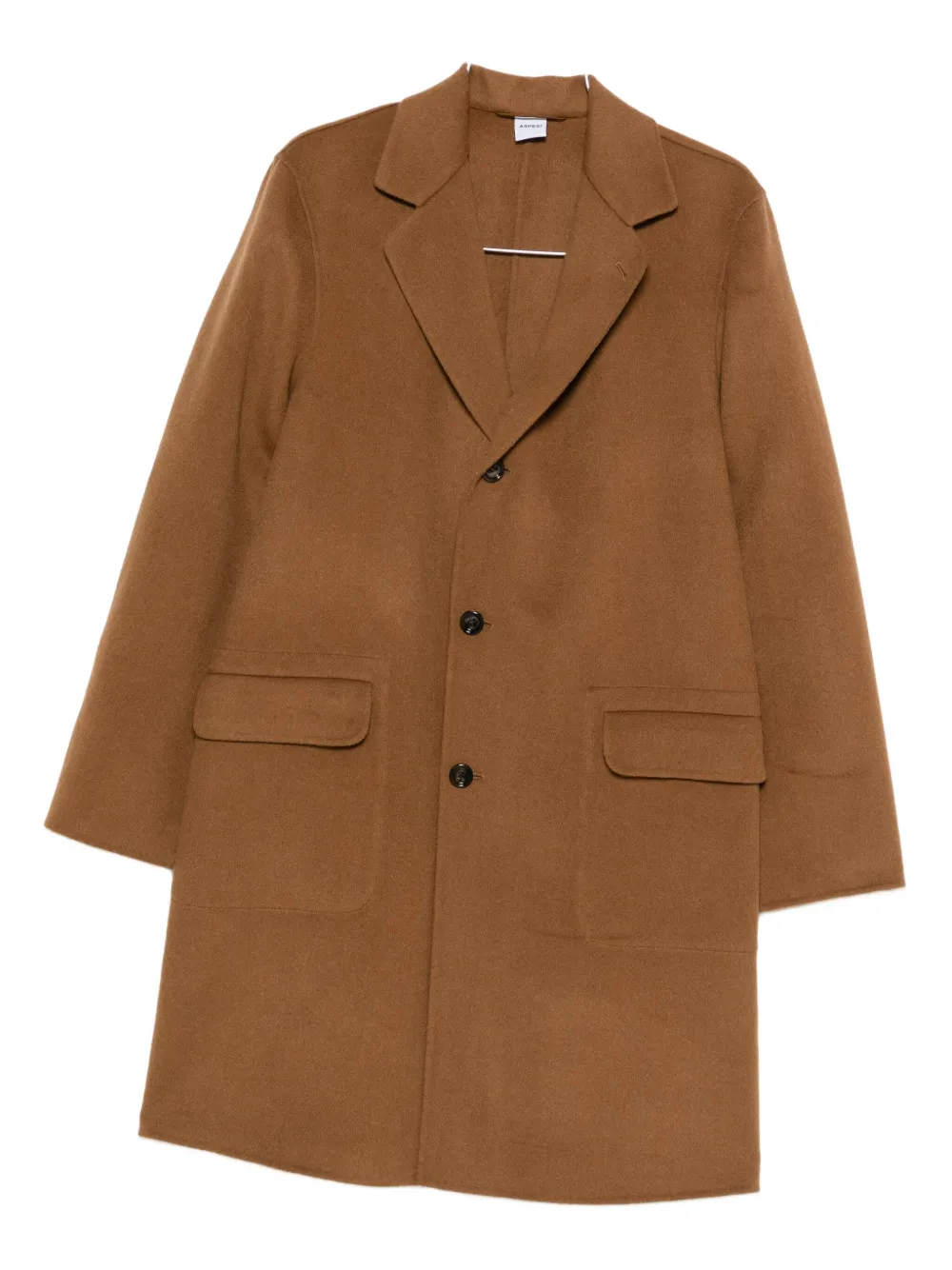 

Пальто с клапанами на карманах Aspesi, коричневый
