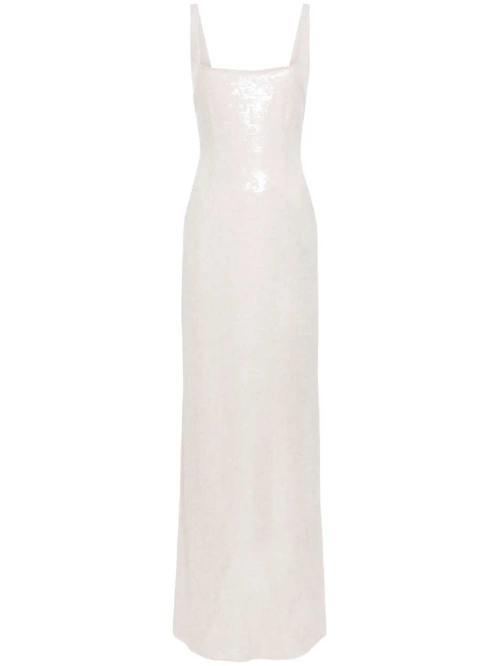 

Платье макси Electra с пайетками 16Arlington, нейтральный