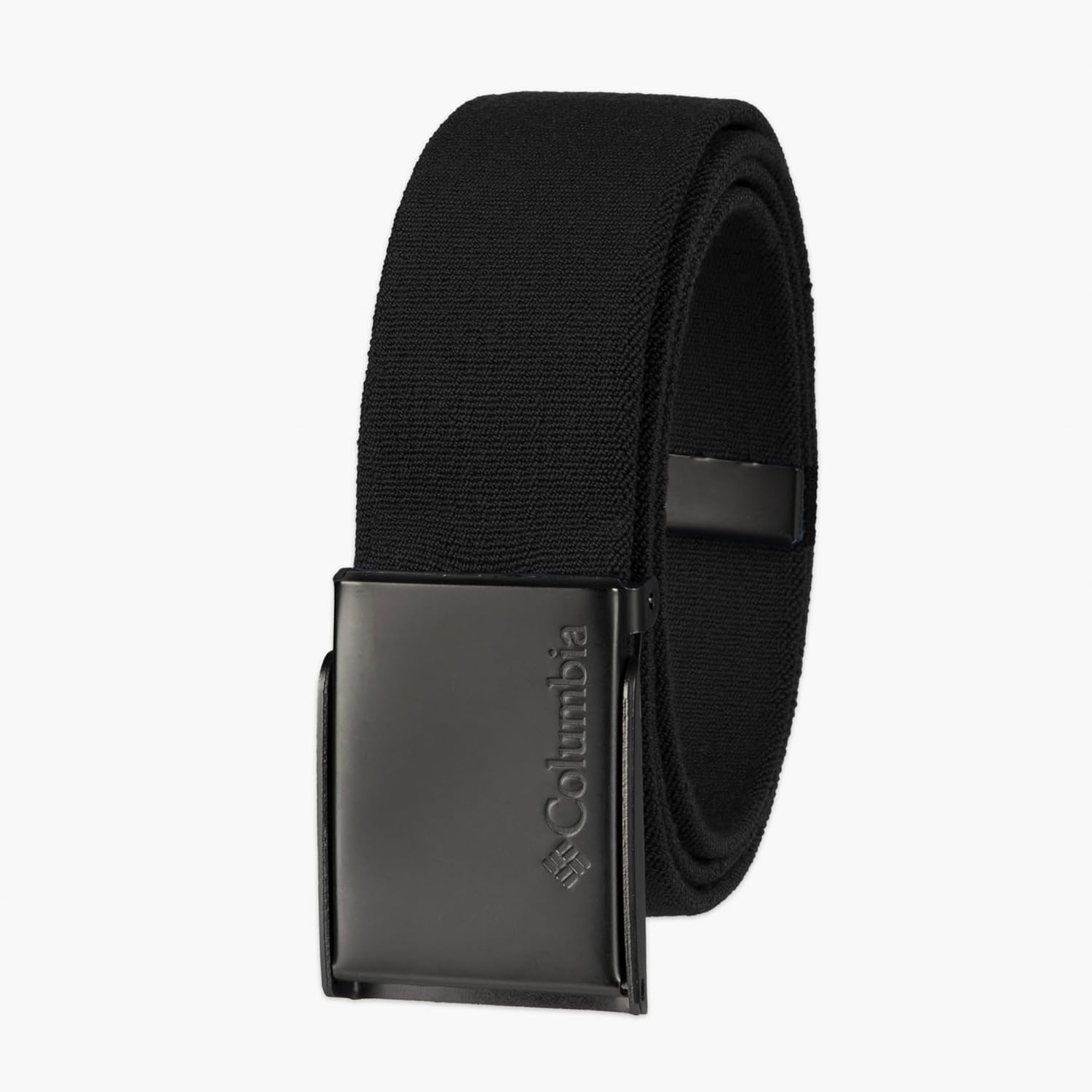 

Columbia мужской пояс с пряжкой Military Plaque - размер 42" - для повседневной носки и активного отдыха, Black Stretch Strap