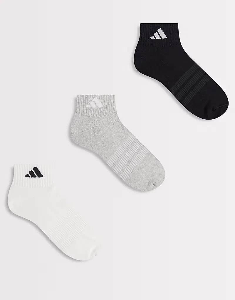 Набор из 3 коротких носков Adidas Performance Sportswear, мультиколор