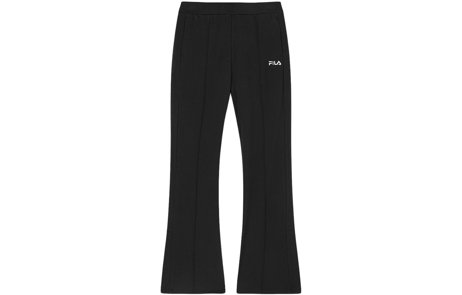 

Трикотажные спортивные штаны X THE MET Co-branded Series женские, цвет черный как смоль Fila