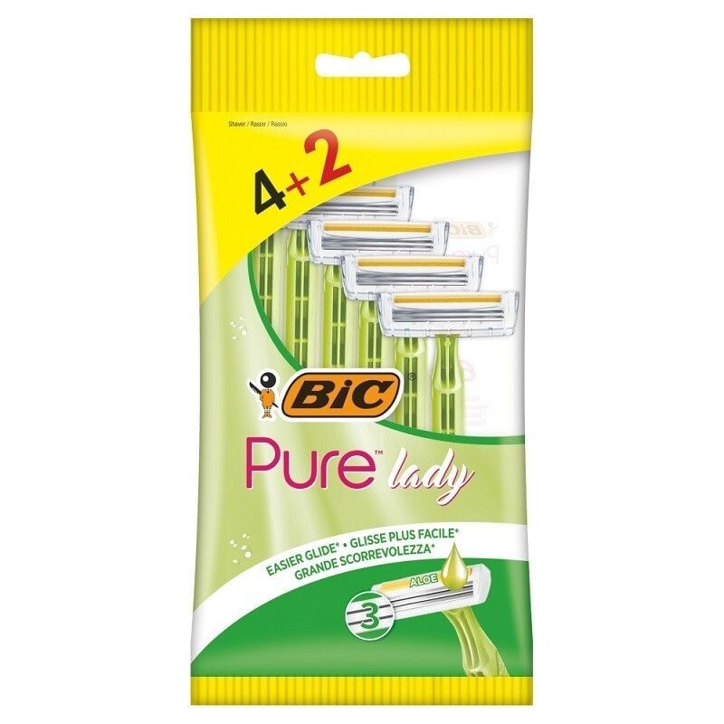 

BIC Pure Lady женская бритва, 6 шт.