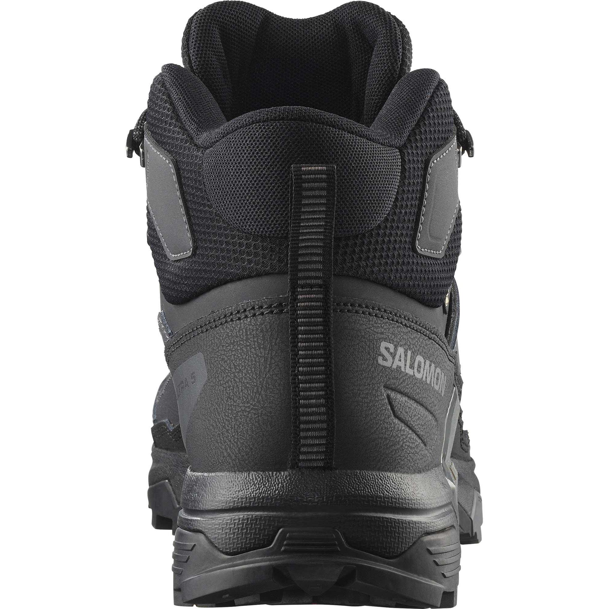 Мужские походные ботинки X Ultra 5 Mid GORE-TEX Salomon, Black/Asphalt/Castlerock — фото 4