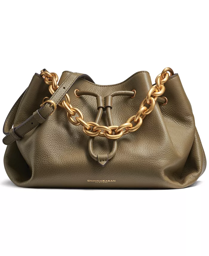 

Сумка-кроссбоди Lyndon с кулиской Donna Karan New York, зеленый