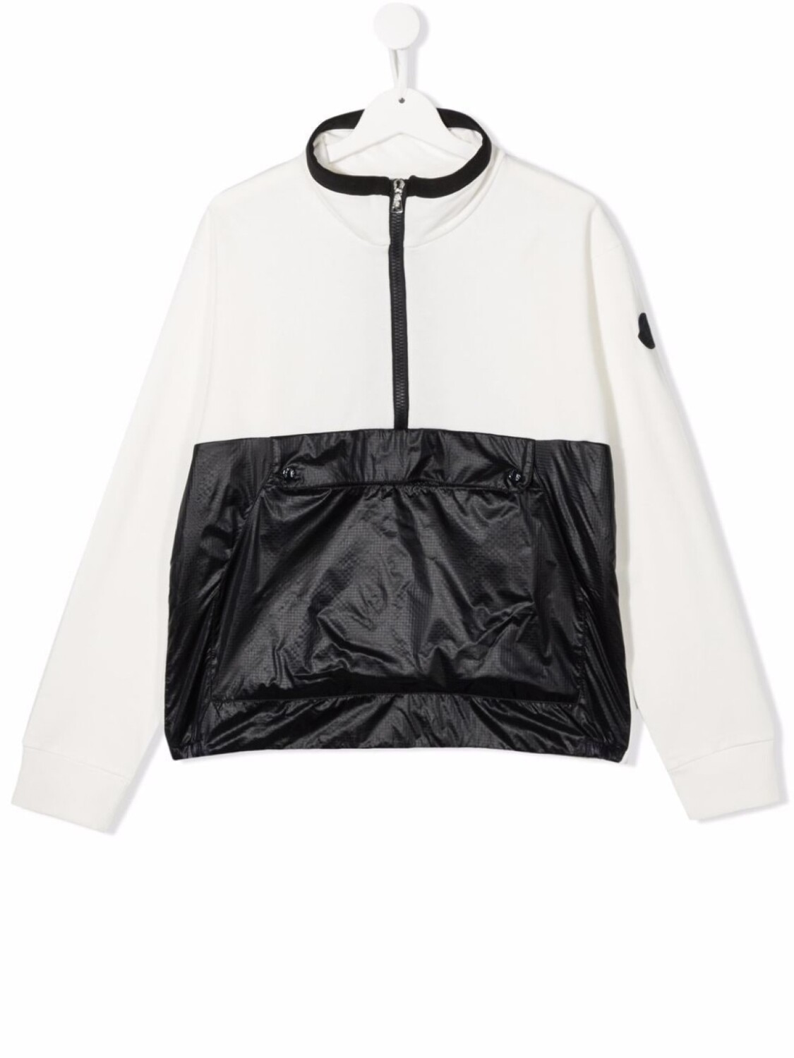 

Moncler Enfant толстовка в двух тонах, белый