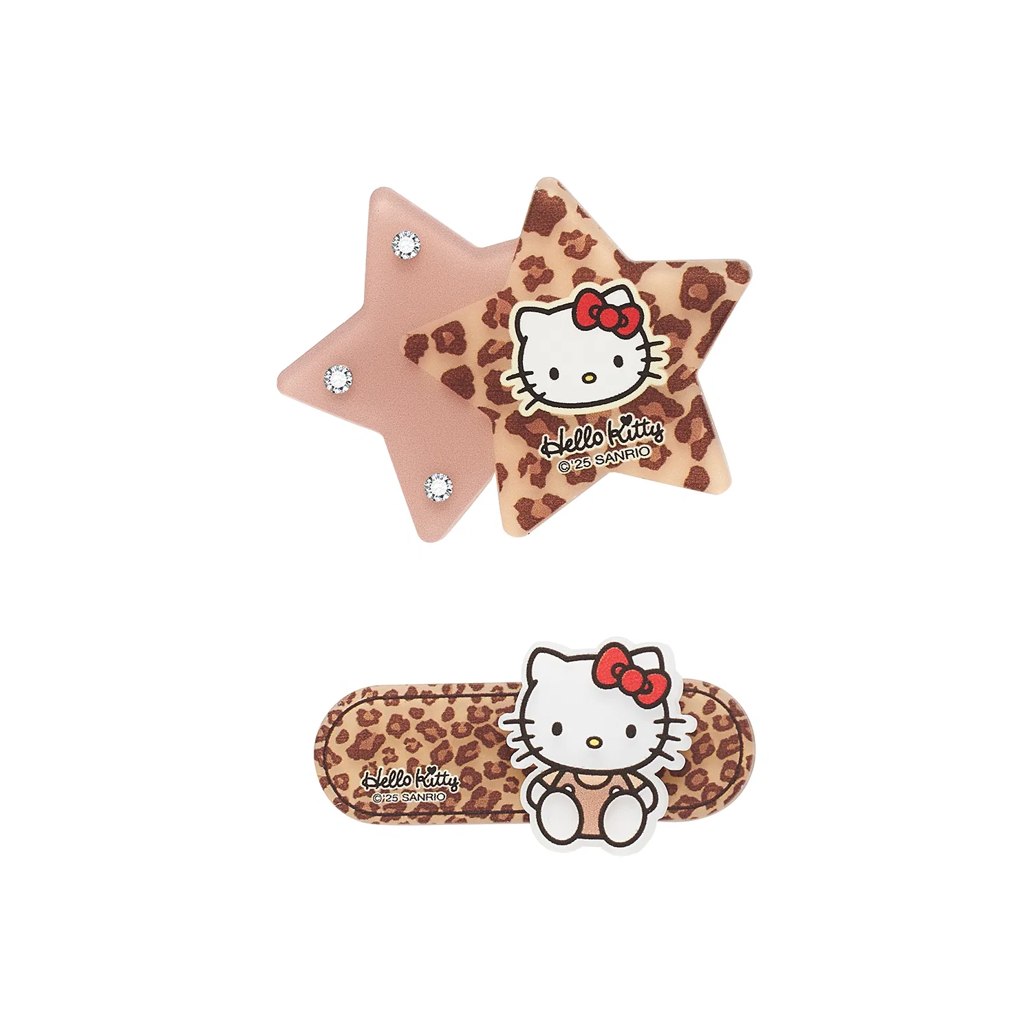 Заколки для волос Hello Kitty Sanrio акриловые