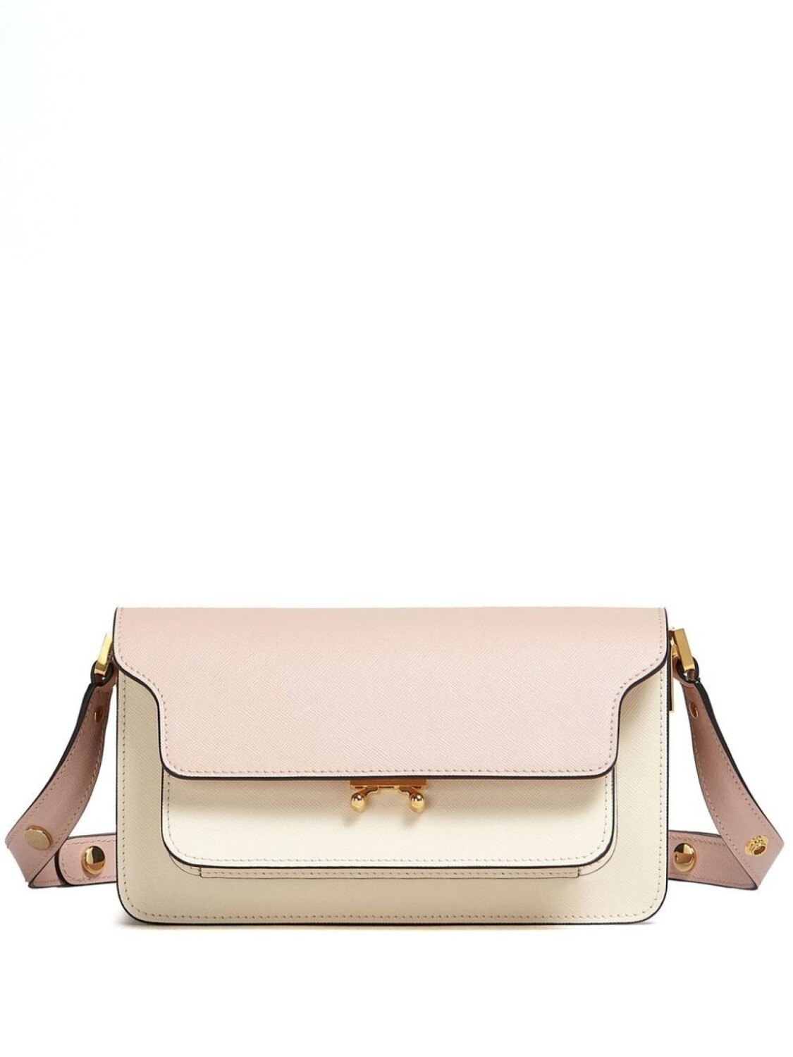 

Marni сумка на плечо Trunk в стиле колор-блок, розовый